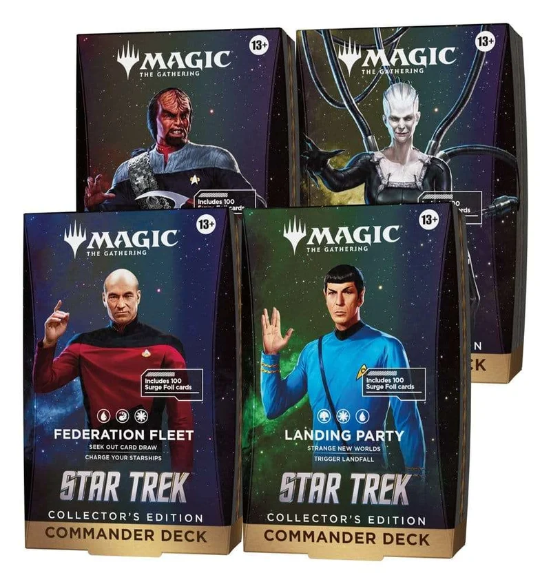 Magic the Gathering Star Trek Collector's Edition Commander Decks Case (4) engelsk