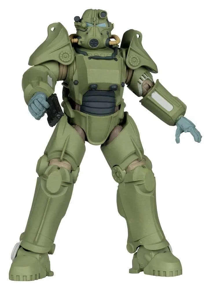 Fallout 76 Gaming Edition actionfigur T-45 Military Armor (Red Platinum Edition) 20 cm