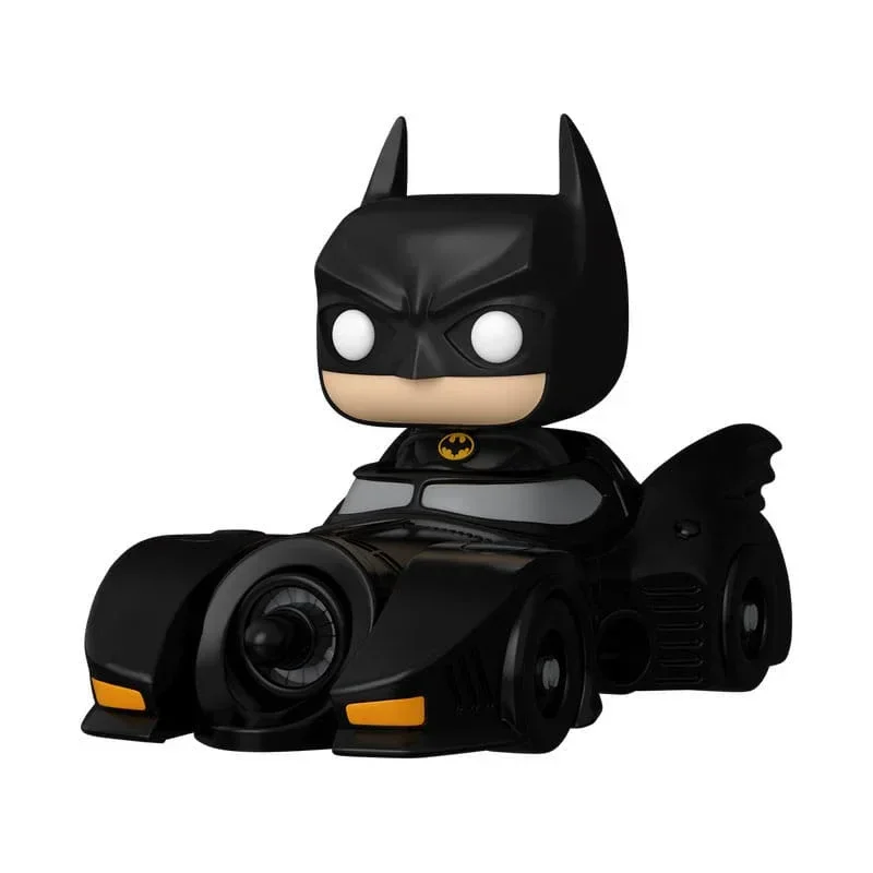 Batman 85-årsjubileum POP! Rides Deluxe Vinyl Batman med Batmobil 9 cm