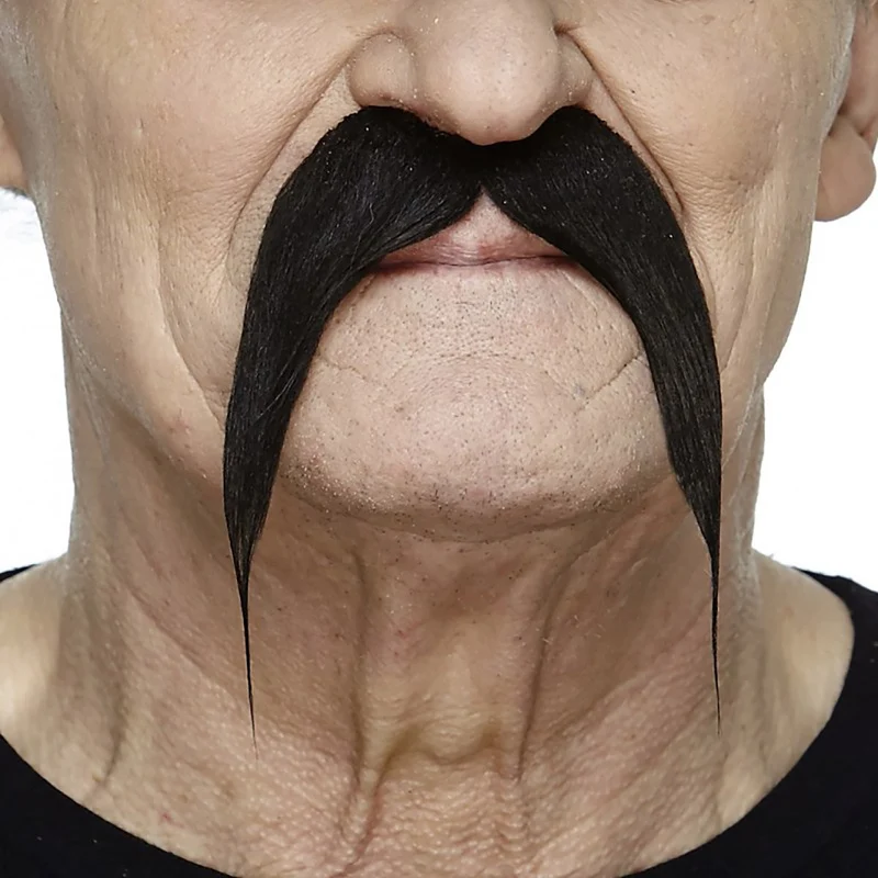Mustasch, ranger svart