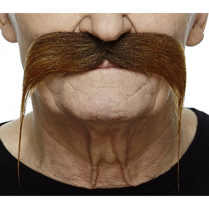 Mustasch, outlaw brun