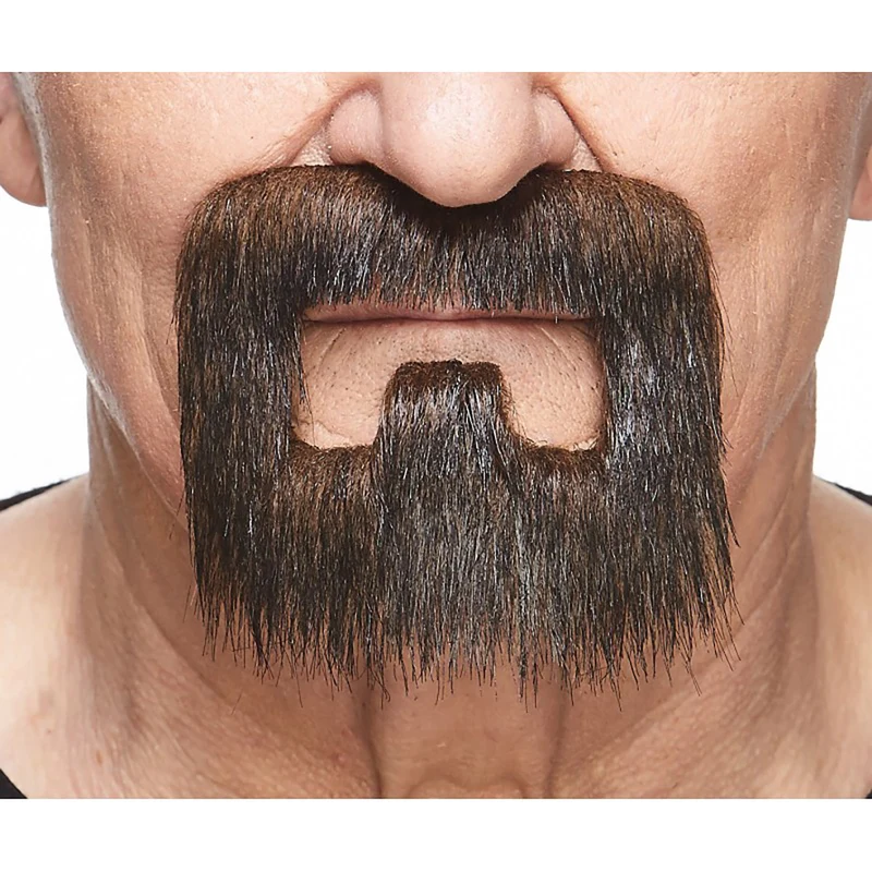 Mustasch, handyman brun