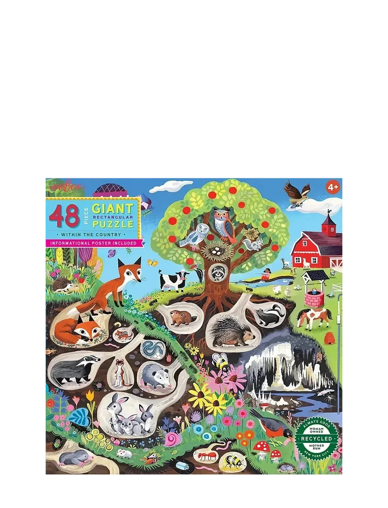Giant Puzzle 48 bitar - Inom Landet