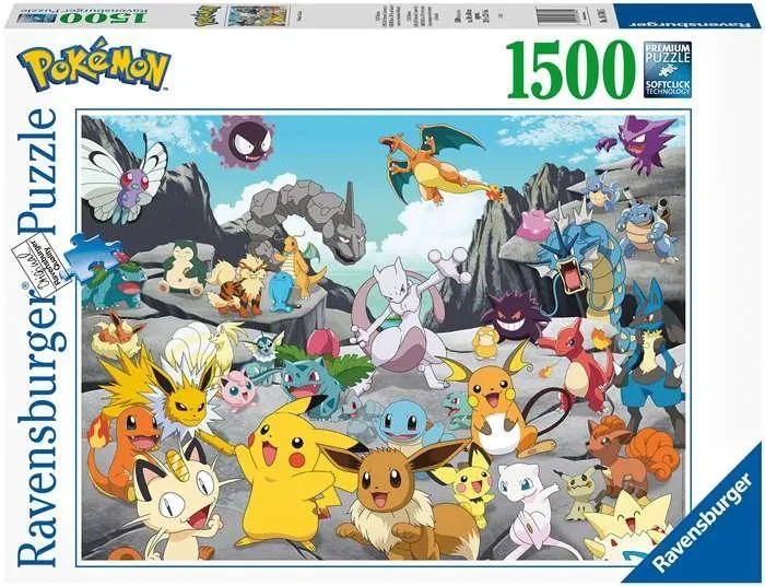 Ravensburger Pokémon Pussel 1500 Bitar - Pokémon Classics