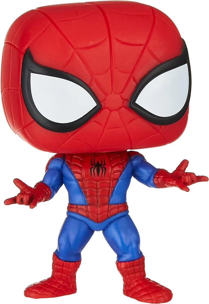 Animerad Spiderman POP! Heroes Vinyl Spiderman 9 cm