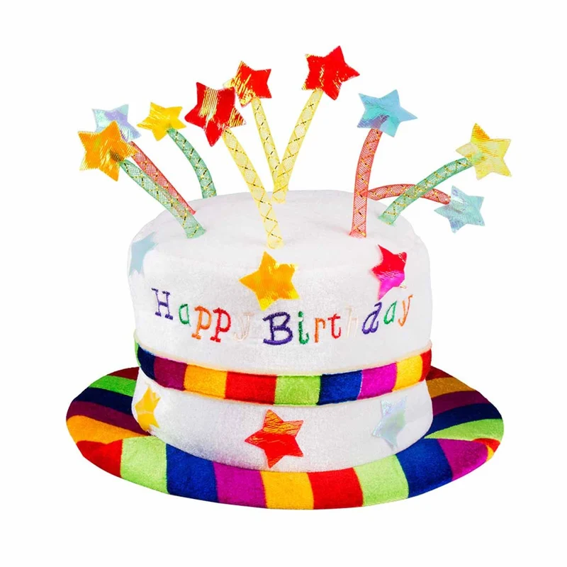 Hatt, happy birthday regnbåge