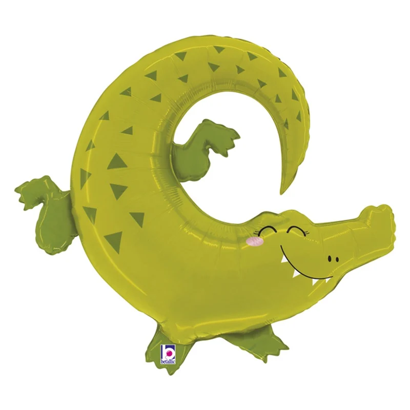 Folieballong, Jungle Alligator Shape 87 cm