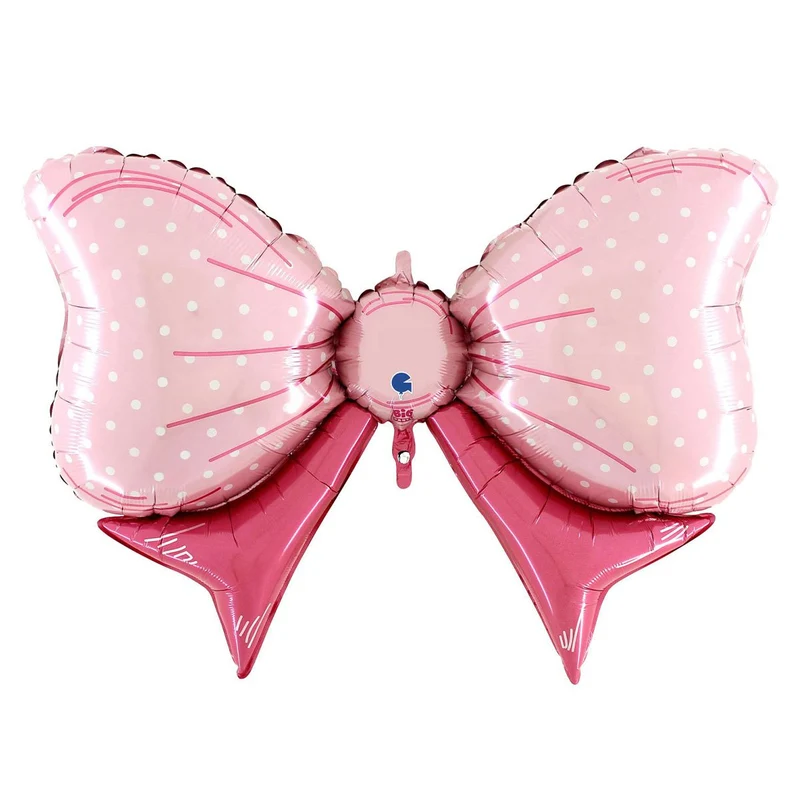 Folieballong, Rosa Rosett Shape 109 cm