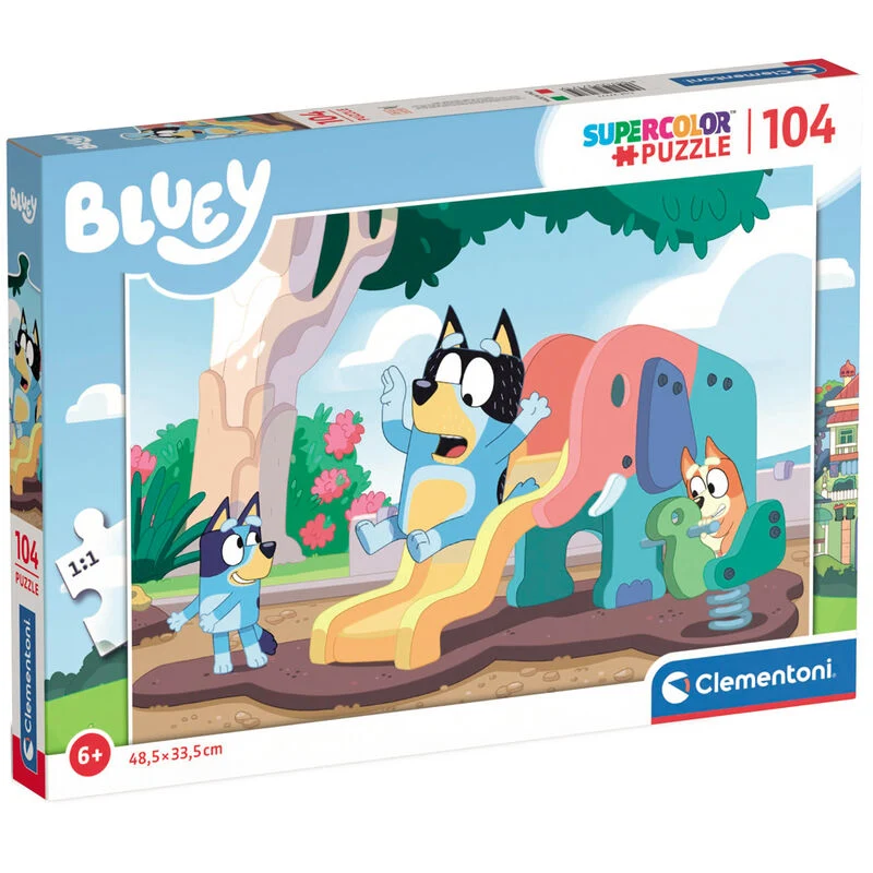 Clementoni Bluey Pussel 104 stycken Djur