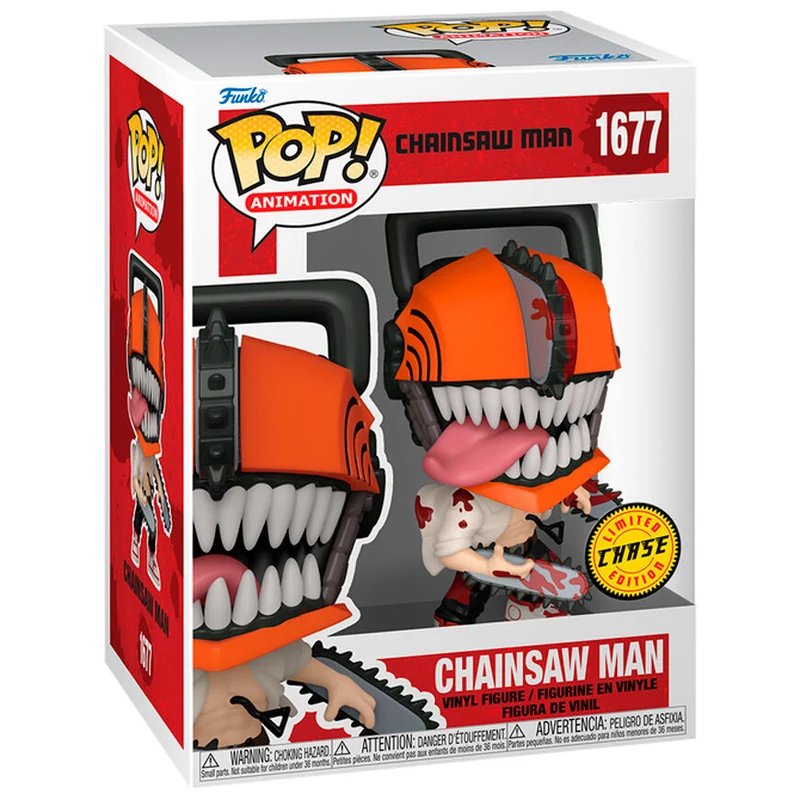 Funko POP Chainsaw Man - Chase Begränsad utgåva Figur