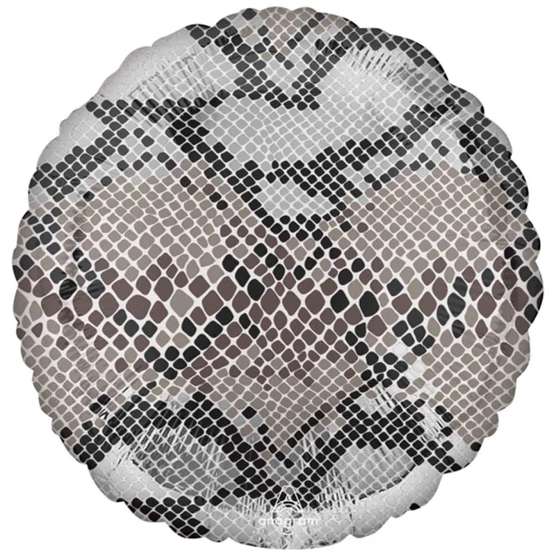 Folieballong, ormmönster 43 cm