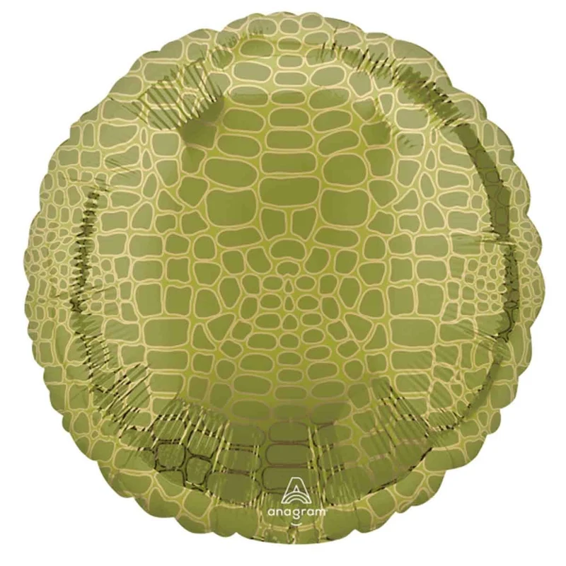 Folieballong, aligatormönster 43 cm