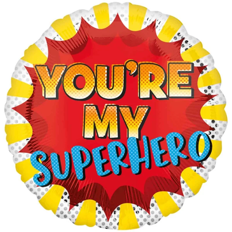 Folieballong, you´re my superhero 43 cm