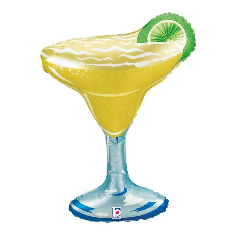Folieballong, margarita glas 91 cm
