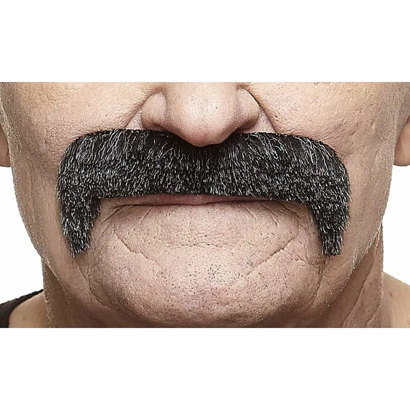 Mustasch, magnum grå