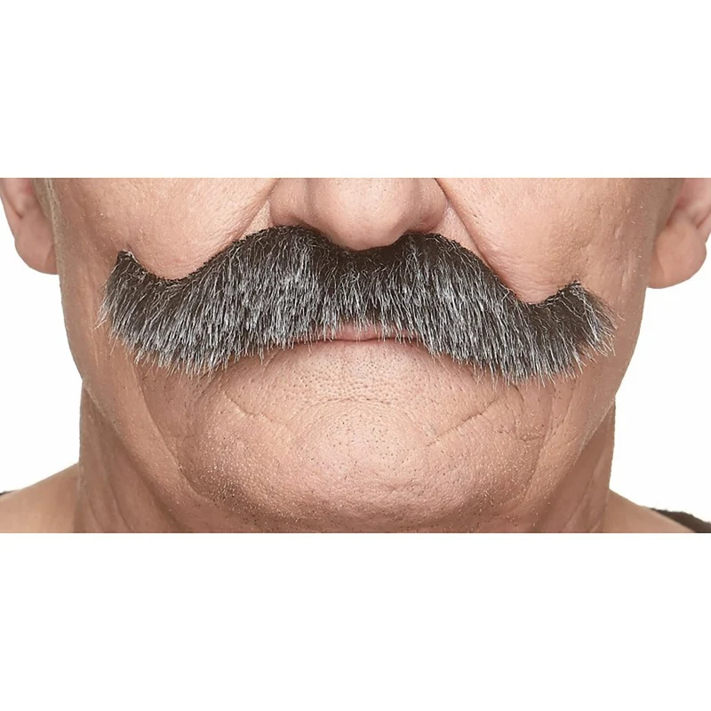 Mustasch, sheriff svart/vit