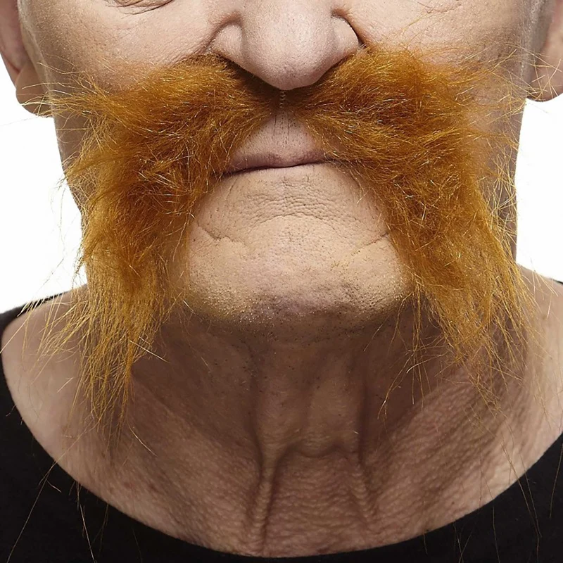Mustasch, biker orange