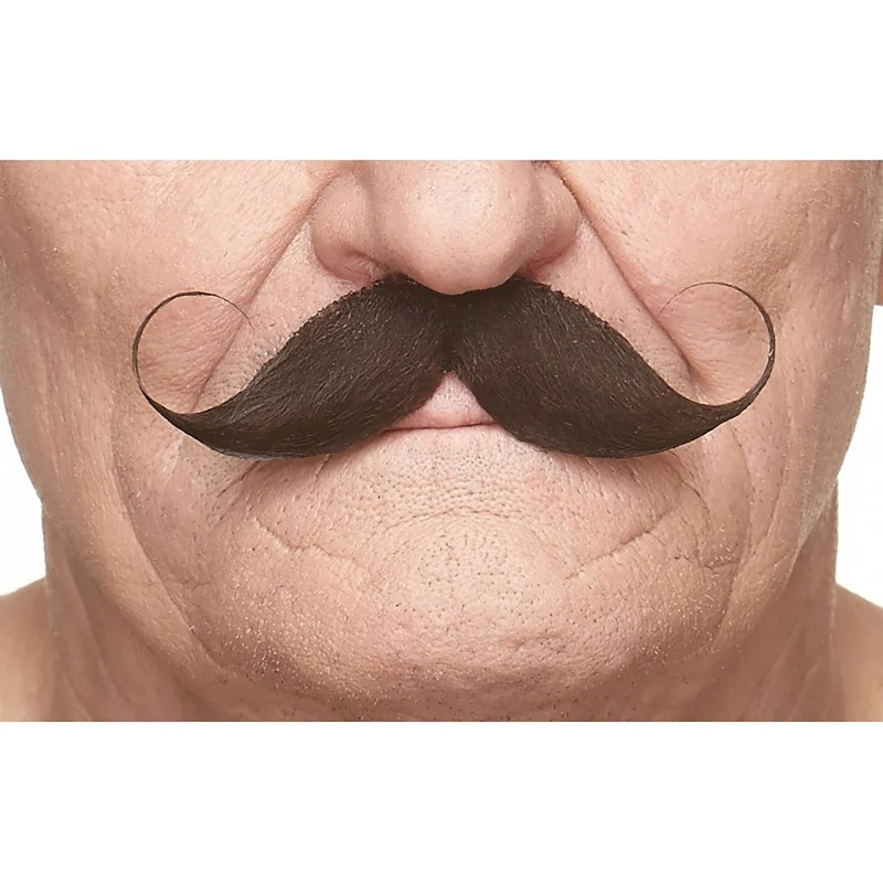 Mustasch, detective kastanj