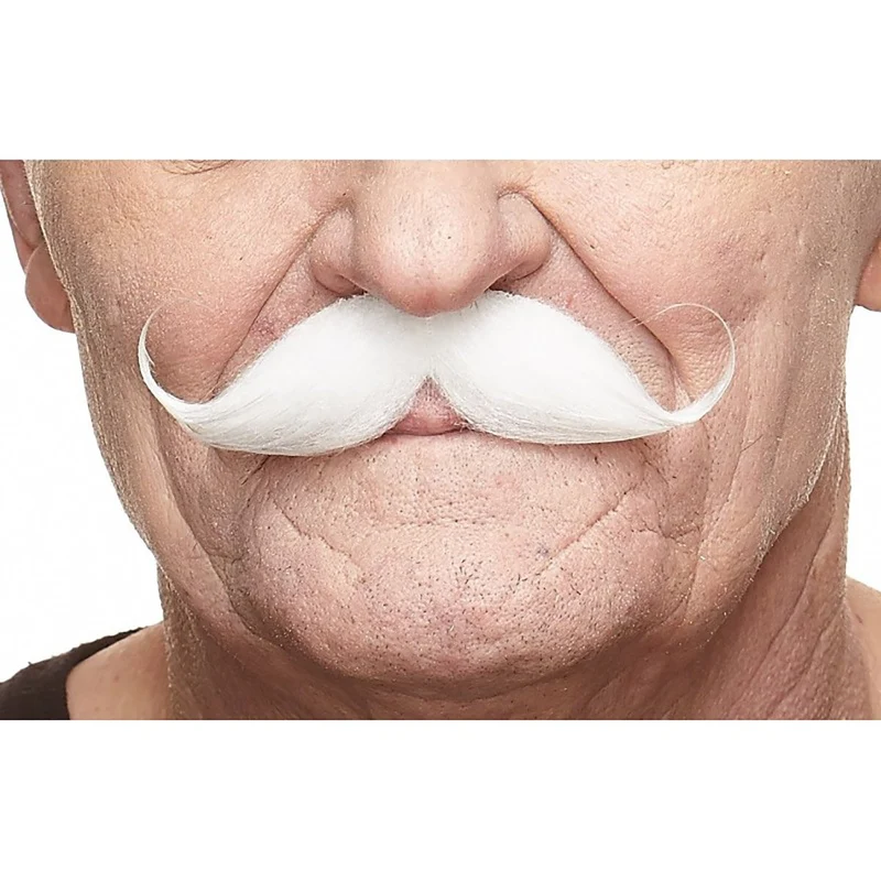 Mustasch, detective vit