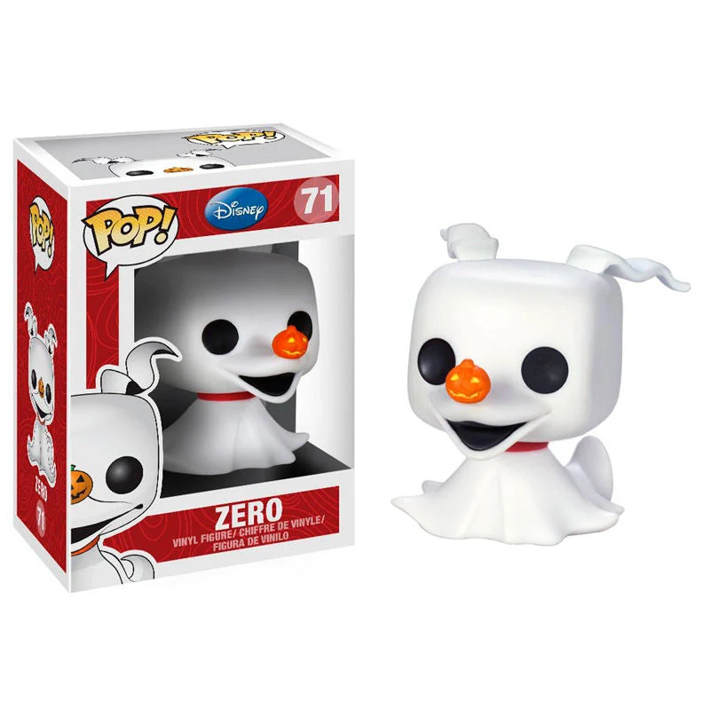POP Figur Disney Nightmare Before Christmas Zero – Samlarobjekt i Presentförpackning