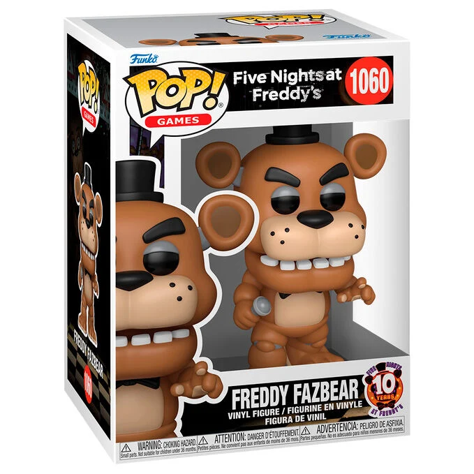 POP Figur Five Nights at Freddys Freddy Fazbear - Samlarfigur i Presentask
