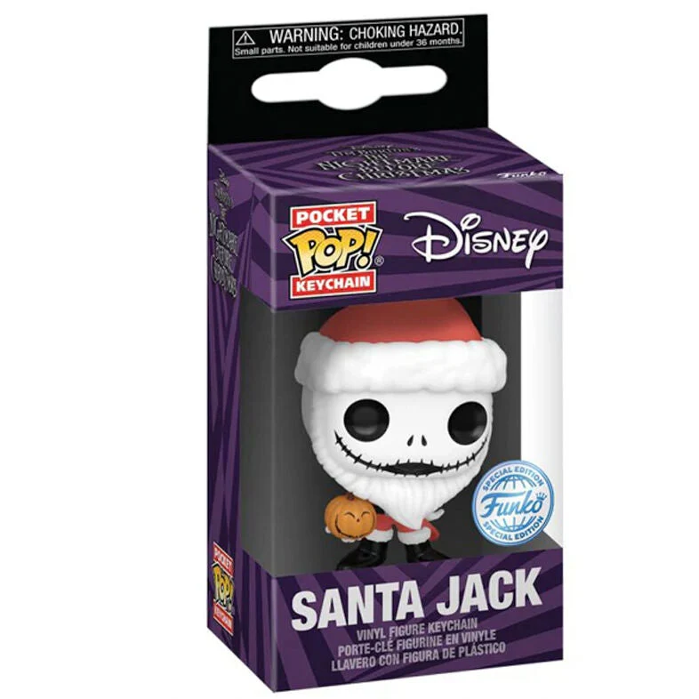 Pocket POP Nyckelring Disney Nightmare Before Christmas Santa Jack