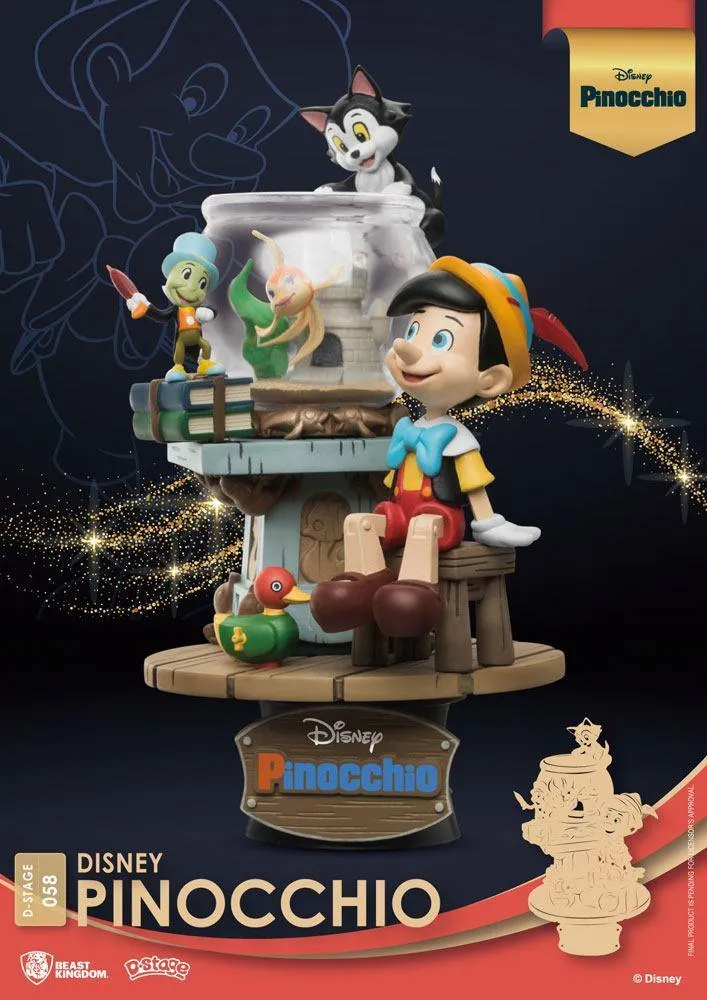 Disney Classic Animation D-Stage Diorama Pinocchio 15 cm