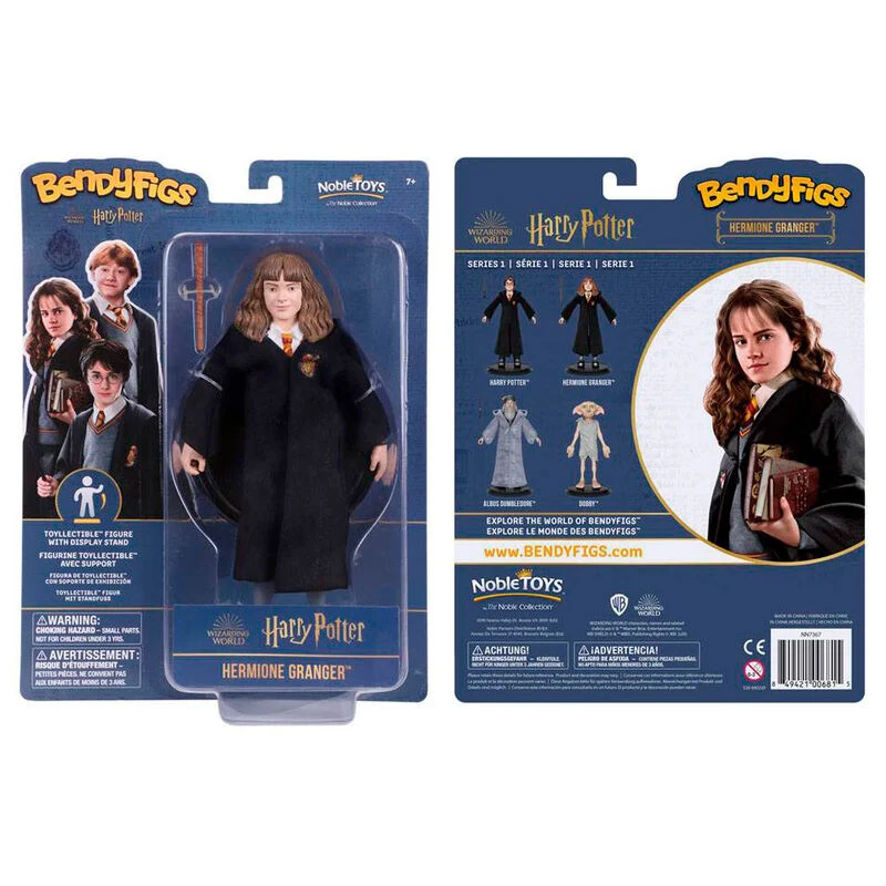 Harry Potter Hermione Bendyfigs - Mjuk och Flexibel Figur 19 cm