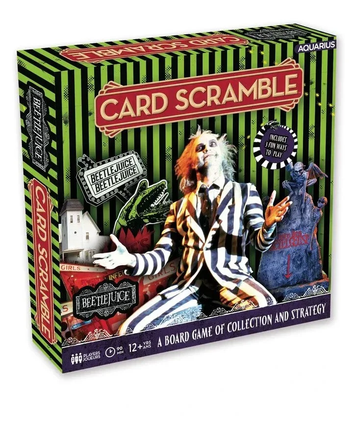 Beetlejuice Brädspel: Card Scramble (Engelsk Version)