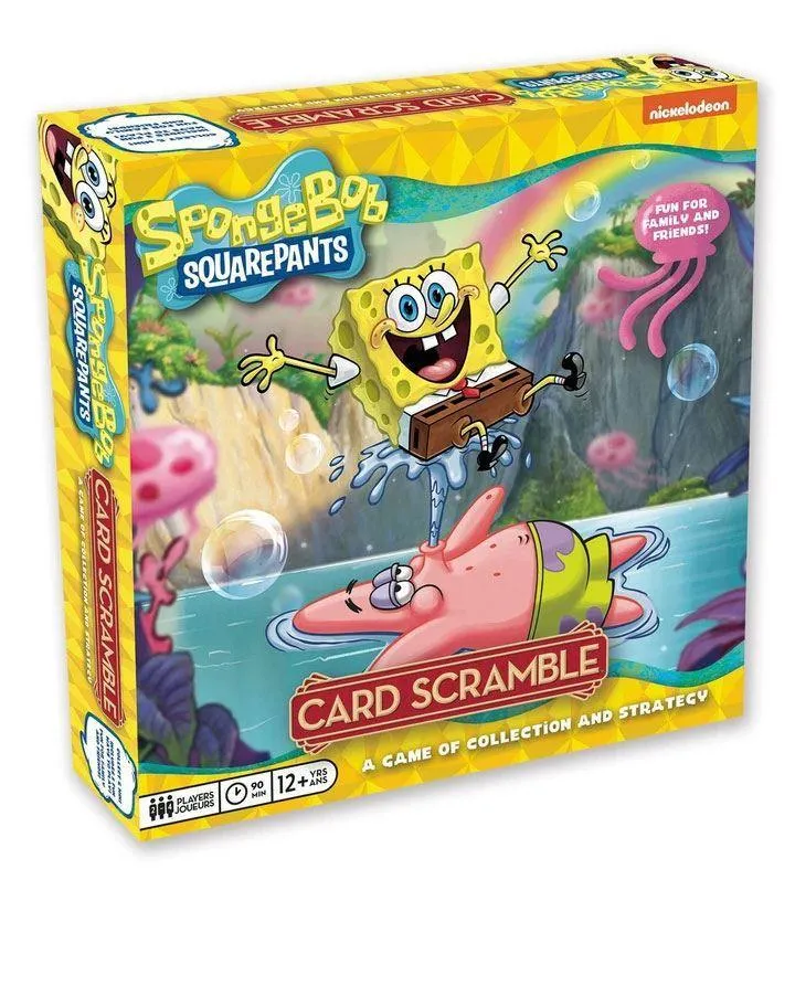 SpongeBob Brädspel: Card Scramble (Engelsk Version)