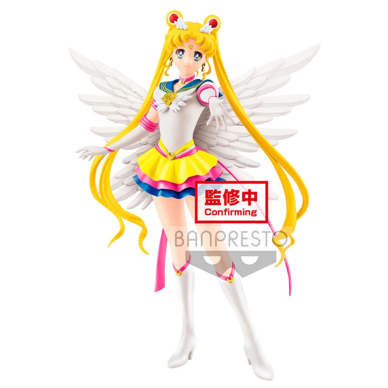 Sailor Moon Eternal Filmen Glittrande och Glamourös Eternal Sailor Moon Figur 23cm