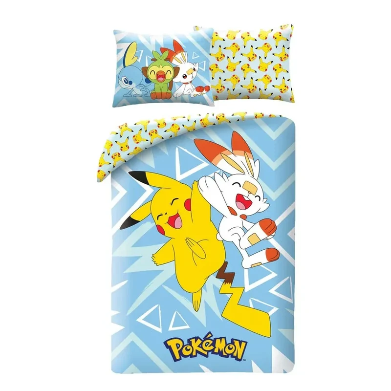 Pokémon Duvet Set Ver. 4 140x200 cm / 70x90 cm