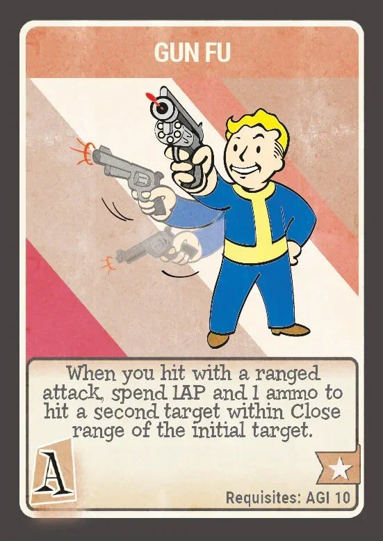 Fallout Det Post-Nukleära Brädspel Rollspelskort