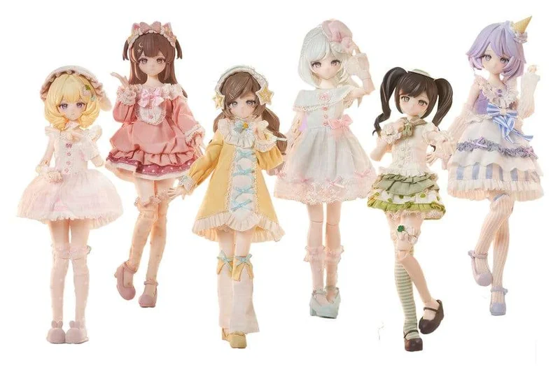 Good Night ojosama Action Figur Awayuki & Shintou Collection Blind Box Assortment (8)