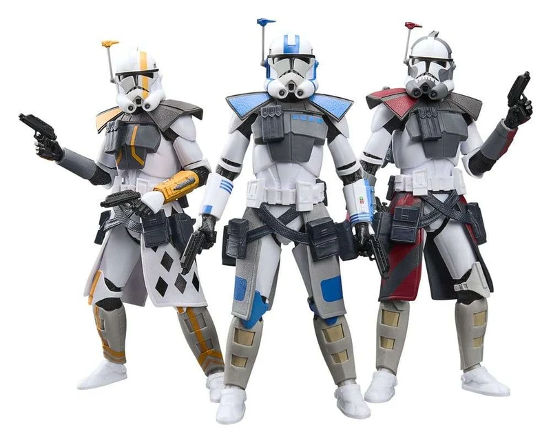 Star Wars: The Clone Wars Black Series Actionfigur 3-Pack ARC Trooper Havoc, Colt & Blitz 15 cm