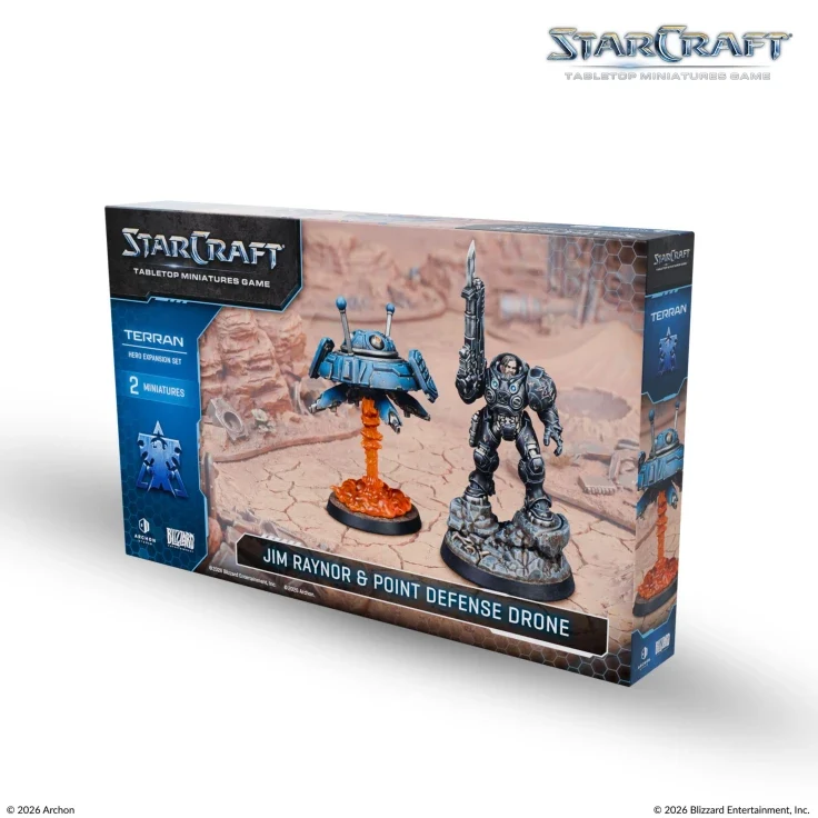 Starcraft TMG - Terran - Jim Raynor & Point Defense Drone