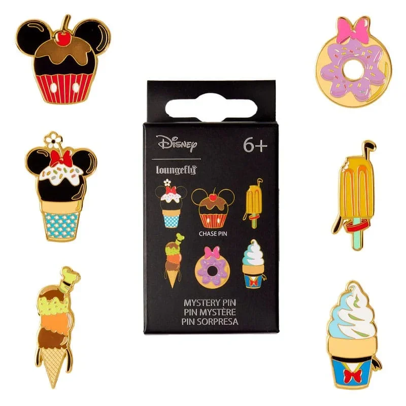 Disney by Loungefly Emaljpinnar Blind Box Sensational 6 Överraskning Snacks Assortiment (12)