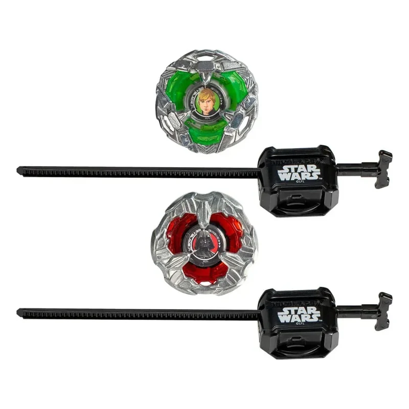 Beyblade X och Star Wars Collab Luke Skywalker 4-80B vs. Darth Vader 4-60B