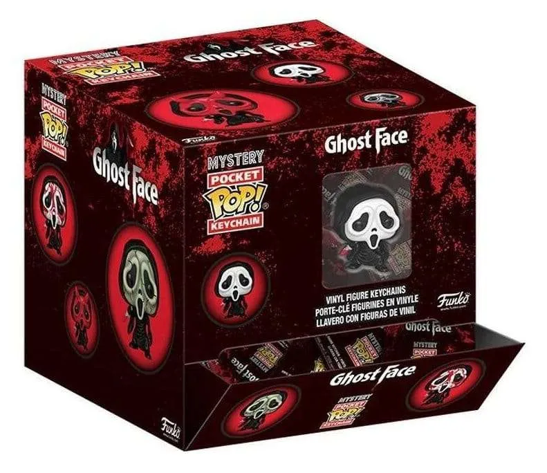 Scream POP! Vinyl Nyckelring 4 cm Ghost Face Display (12)