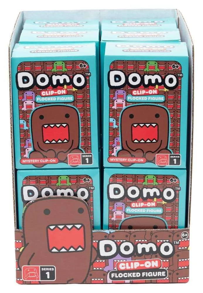 Domo plastfigur flockad 8 cm blind bag display (12)