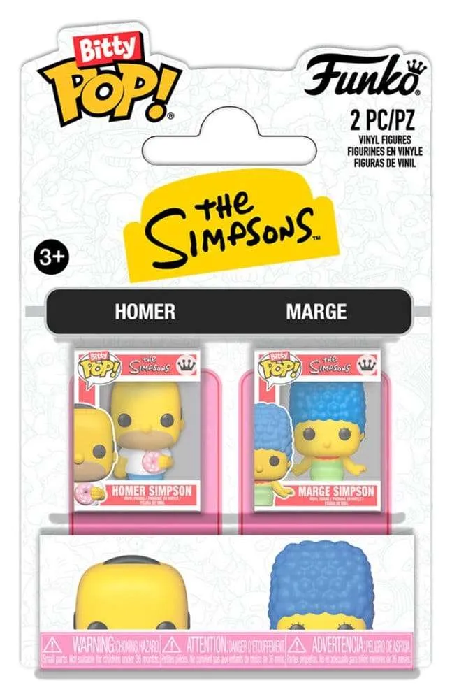Simpsons Bitty POP! Figurer 2-Pack H & M 2 cm