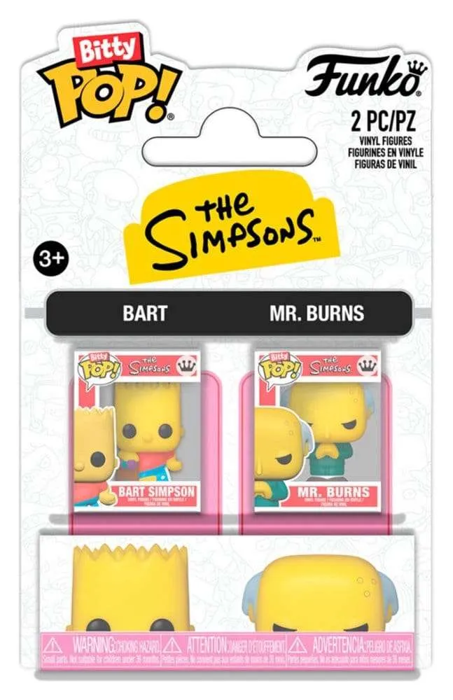 Simpsons Bitty POP! figurer 2-pack B & Mr. B 2 cm