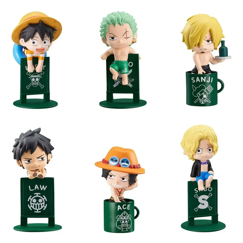 One Piece Ochatomo Series Trading Figurer - Pirates´ Vacance 4 cm Assortiment (8)