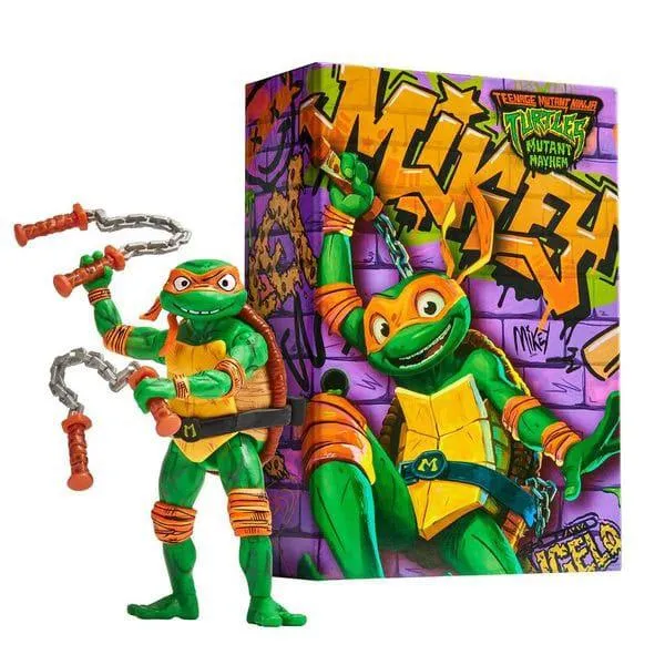 Teenage Mutant Ninja Turtles: Mutant Mayhem Michelangelo Actionfigur 18 cm