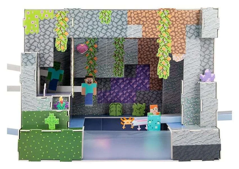 Minecraft byggsats 3D-scen