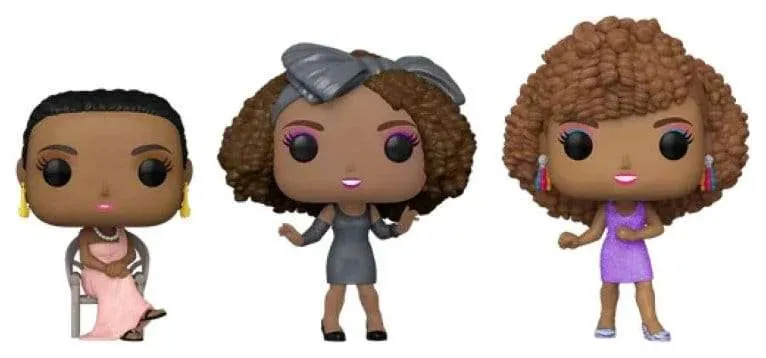Whitney Houston POP! Icons figurer 3-pack Exclusive Edition 9 cm