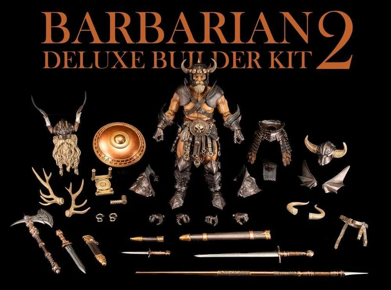 Mythic Legions: Reinforcement 3 Actionfigur-tillbehör Barbarian Builder Kit 2 Deluxe