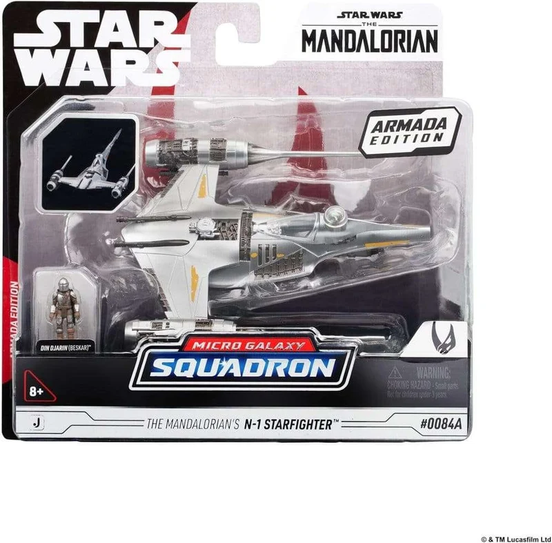 Star Wars Medium Vehicle N1 med Mando 13 cm