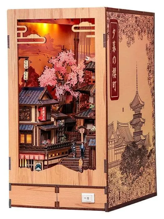 Book Nook Twilight Sakura Path 23 x 12 cm