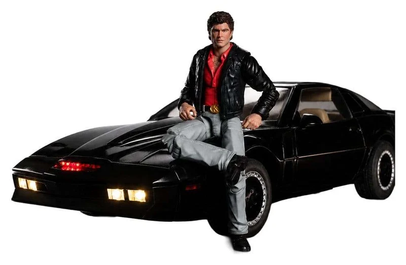 Knight Rider actionfigur 1/12 K.I.T.T. med Michael Knight
